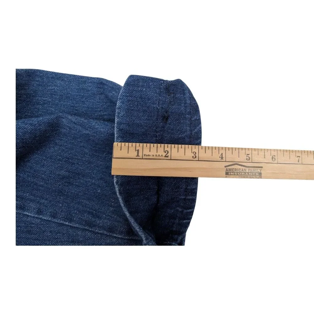Vintage Levis Elastic‎ Jeans Womens Sz 14 32x29 Blue Denim *READ